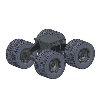 Haagise osade bogie vedrustus